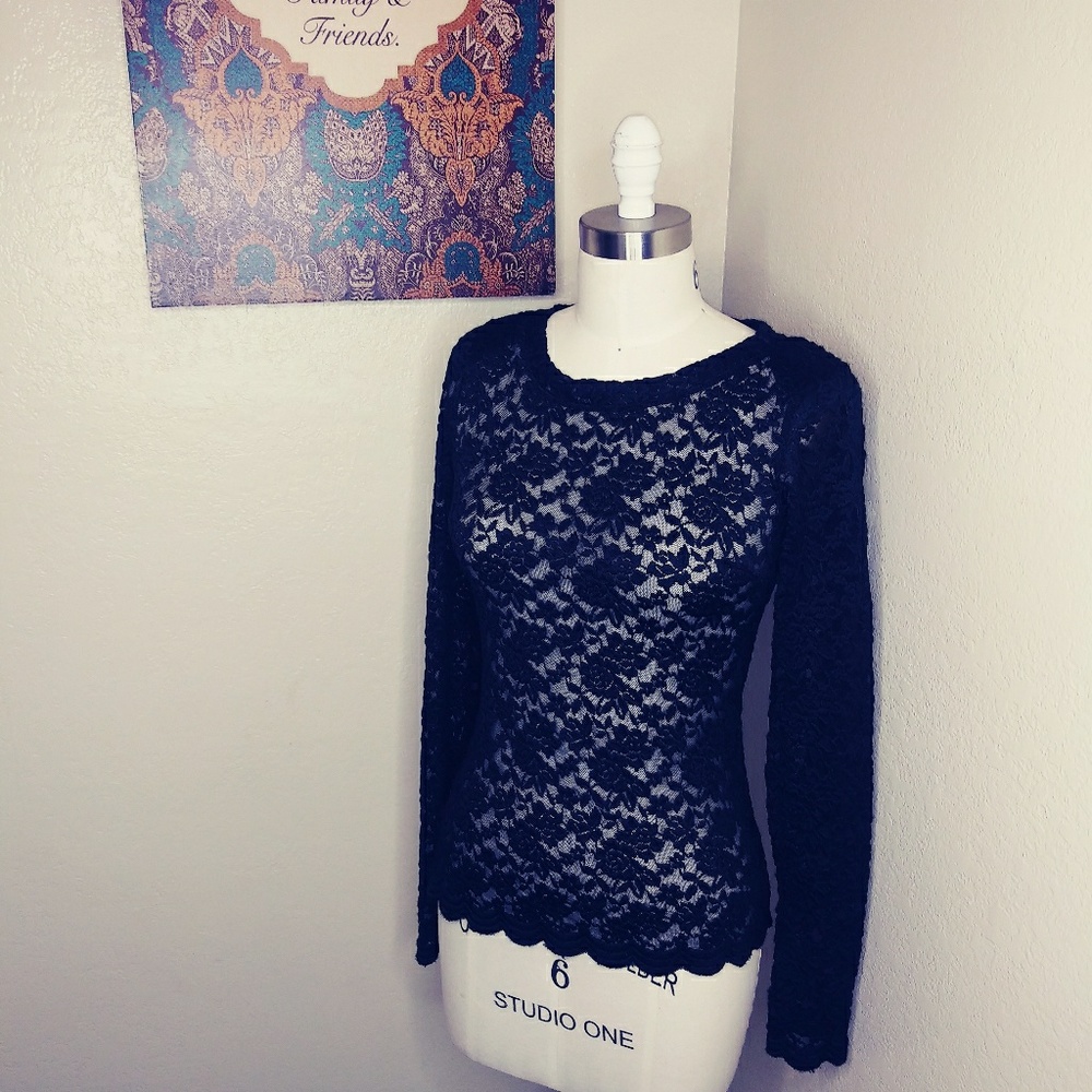 Forever 21 sheer blouse